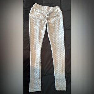 Textured Light Grey Pants